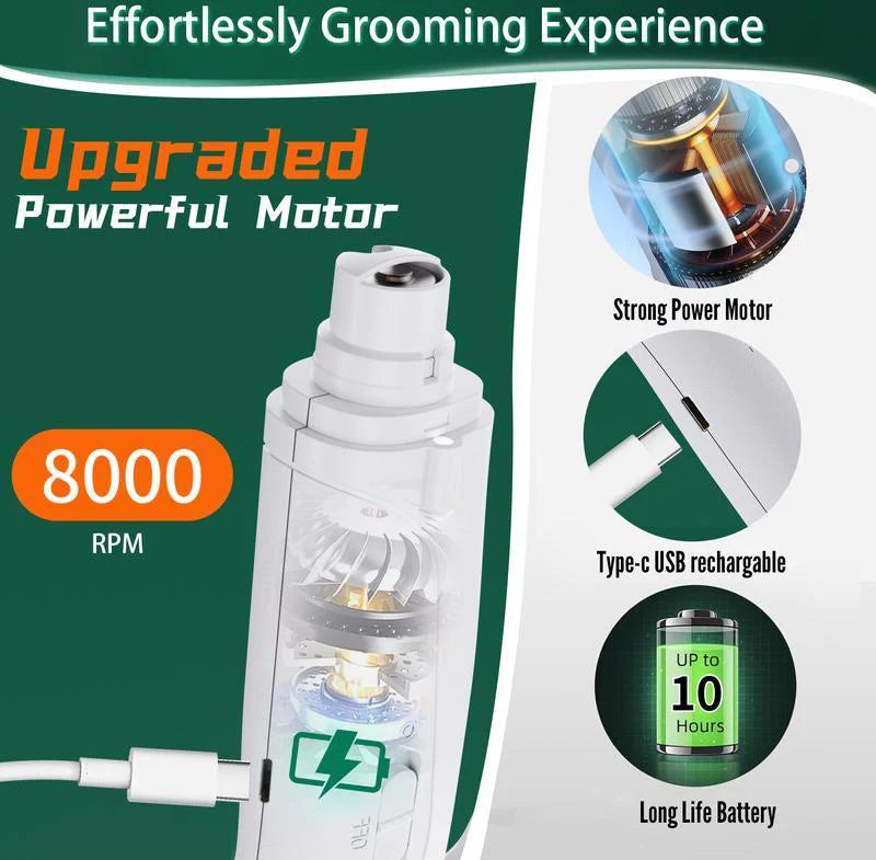 2 In-1 Electric Pet Nail Clippers