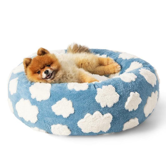 Round warm pet cat house and dog house